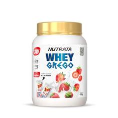 Nutrata Whey Grego - 450G Morango Com Chantilly