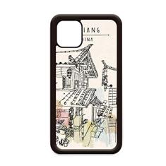 Capa A Busy Street in Lijiang da China para iPhone 11 Pro Max para Apple Mobile Case Shell