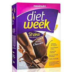 Diet Week Shake Mousse de Chocolate - 360G, Maxinutri