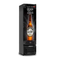 Refrigerador Vertical Cervejeira 230 Litros 127V Frost Free Gelopar Preto
