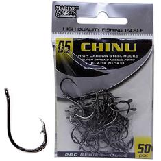 Anzol Pesca Marine Sports Chinu Black Nickel N° 5