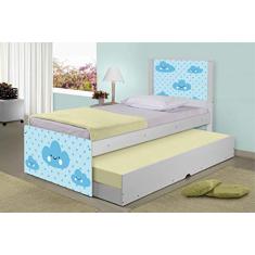 Bicama Juvenil Adesivada Nuvem Menino