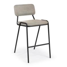 Banqueta Ipê em Aço Carbono Preto - Drop mobiliário