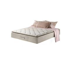 Colchão Queen Colorado Molas Ensacadas Visco Gel Pillow Top Bege