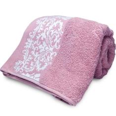 Toalha de Banho Corttex Medalhão Jacquard Alta Absorção Algodão Pré-La