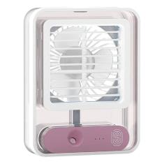 Ventilador Umidificador USB com Luz LED - 3 Velocidades