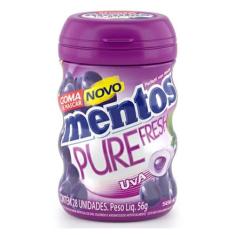 Chiclete Mentos Pure Fresh Uva 56g
