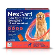 Nexgard Spectra Antipulgas E Carrapatos Para Cães De 30,1 A 60Kg