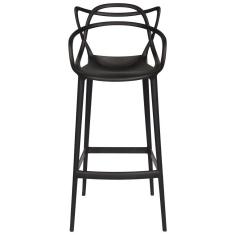 Banqueta Alta Allegra Design Cozinha/bancada - Preto