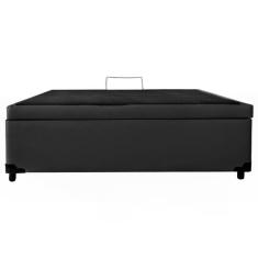 Cama Box Baú Casal Preto 138x188x35