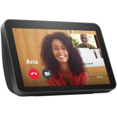 Echo Show 8 preta 2ª Geração Smart Speaker 8 com Alexa - Preta - Amazo