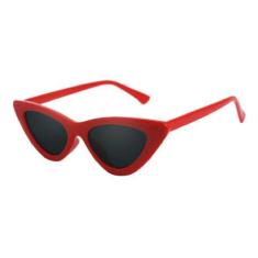 Óculos De Sol Retro Gatinho Moda Blogueiras Vermelho - Agoc LifeStyle