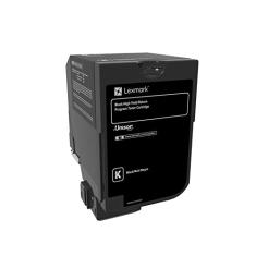 Lexmark Cartucho de toner 74C1HK0 Unison, preto