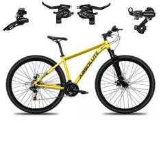 Bicicleta Aro 29 Absolute Nero 5 21v Mtb Indexada Alumínio Suspensão 80mm Câmbios Trocador Shimano-Unissex