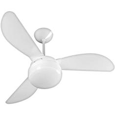 Ventilador de Teto Ventisol Fenix Branco 3 Pás, Cv3, 02 Lâmpadas Led Inclusas - 127v