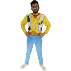 Fantasia Toy Story Adulto Xerife Woody Longo