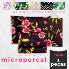 Jogo de Lençol Micropercal Estampado 400 Fios Alta Qualidade - Seleção