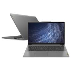 Notebook Lenovo 15.6P R5-5500U 8GB 256GBSSD Linux - 82MFS00100 Cinza Bivolt