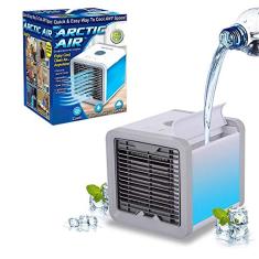 Mini Ar Condicionado Portátil Arctic Air Cooler Umidificador Climatizador Luz Led