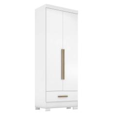 Guarda Roupa 100% MDF 2 Portas 1 Gaveta Smart Plus Espresso Móveis