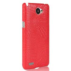 Capa para LG Prime II Capa para celular Rugged Shield 360° Proteja seu telefone com padrão de crocodilo capa para LG Prime II