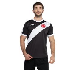 Camisa Kappa Vasco da Gama Of.1 Home 2024 Masculina-Masculino
