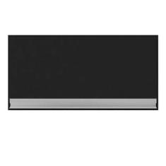 Armário Aéreo Para Cozinha Andréia 1 Porta Preto - Ajl - AJL MÓVEIS