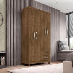 Guarda Roupa Solteiro Ambiente Modena 4 Portas Malbec - Incorplac - IN