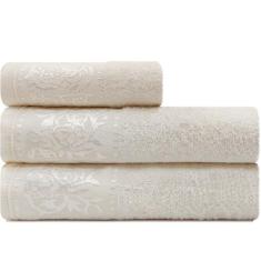 Jogo de Toalhas 3 Peças Banho + Rosto Algodão Verona Atlântica - Emcom