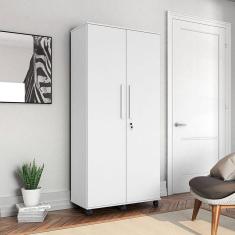 Guarda Roupa Solteiro 2 Portas Gold - Branco