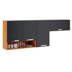 Armário Aéreo De Cozinha Itatiaia 3 Portas 1 Nicho Vegas