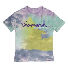 Camiseta Diamond OG Script Tie Dye Masculina-Masculino