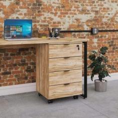 Gaveteiro Volante 4 Gavetas Kugv44 Kuadra Yescasa