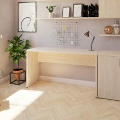 Mesa Reta Corp 25mm 130 cm Bramov Móveis Geneve