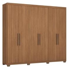 Guarda Roupa Casal Sumatra 6 Portas com Pés - Demóbile
