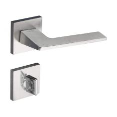 Fechadura Sara Cromo Acetinado Banheiro