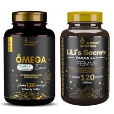 Kit Casal Omega-3 Essence Omega 3 6 9 Femme 120+120 Cápsulas softgels 
