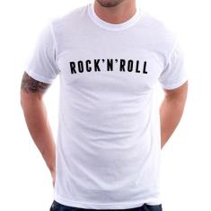 Camiseta Rock 'n' Roll - Foca na Moda, Branco, P