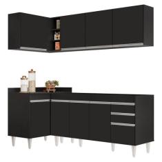 Armário de Cozinha Modulado de Canto Direito 4 Peças CP40 Balcão sem T