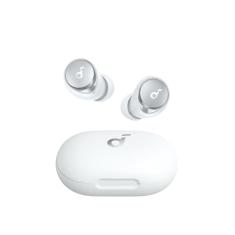 soundcore Space A40 da Anker, Fone de Ouvido Bluetooth Sem Fio, ANC Adaptativo Reduzem 98% do Ruído, 50H de Reprodução, Hi-Res, Ajuste Confortável Personalização via App e Carregamento Sem Fio, Branco