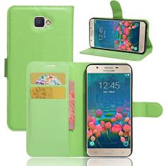 Capa para Samsung Galaxy J5 Prime â€“ Capa carteira flip de couro PU de para Samsung Galaxy J5 Prime, capa de proteção de telefone estilo empresarial, capa com [compartimentos para