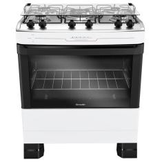 Fogão Mueller 5 bocas Branco com Tripla Chama MFI5BF 