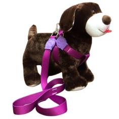 Coleira Peitoral Americano de Seda 25mm Roxo Nº 3 - Nicapet