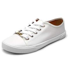 Tênis Moleca Casual Feminino, Branco, 35
