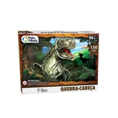 Quebra - Cabeça 150 peças T-Rex - Pais e Filhos