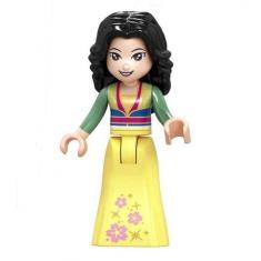 Boneco Blocos De Montar Coleção Princesas - Princesa Mulan