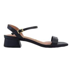 Sandália Feminina Vizzano Salto Bloco Baixo, Preto, 36