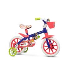 Bicicleta Infantil Aro 12 Show da Luna Nathor - Azul com Rosa