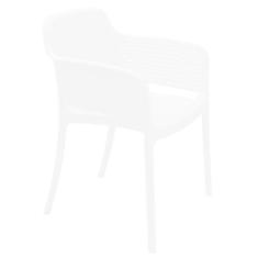 Cadeira Tramontina Gabriela Em Polipropileno E Fibra De Vidro Branco