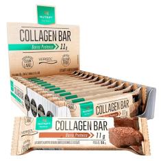 Nutrify - Barra Proteína Collagen Bar - Brownie de Chocolate - Display com 10 unidades